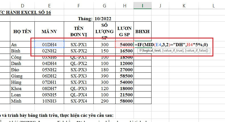 Cách Kết Hợp Hàm If Với Left, Right, Mid Trong Excel Hiệu Quả 8 công thức hàm if mid