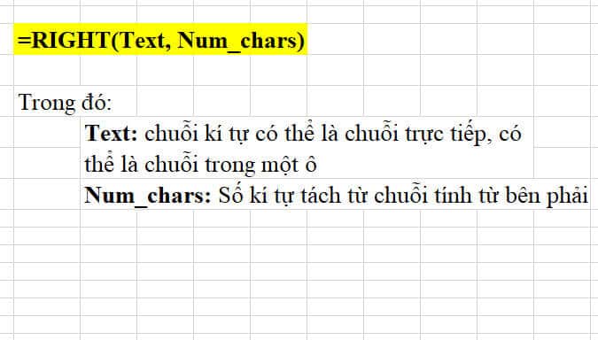 Hàm Right Trong Excel: Cách Sử Dụng Đơn Giản, Có Ví Dụ Cụ Thể 1 Hàm Right