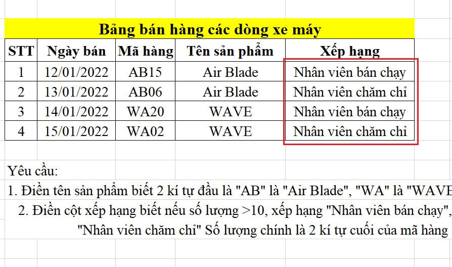 Cách Kết Hợp Hàm If Với Left, Right, Mid Trong Excel Hiệu Quả 6 kết quả của ví dụ hàm if right