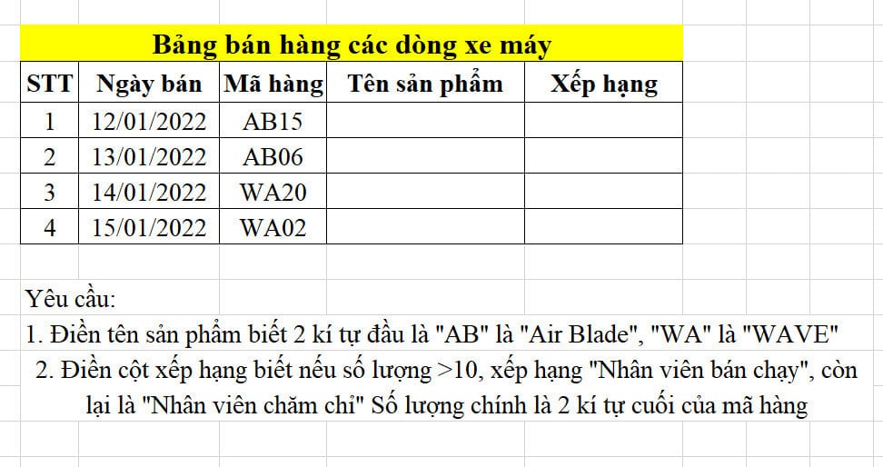 Cách Kết Hợp Hàm If Với Left, Right, Mid Trong Excel Hiệu Quả 1 ví dụ hàm if left