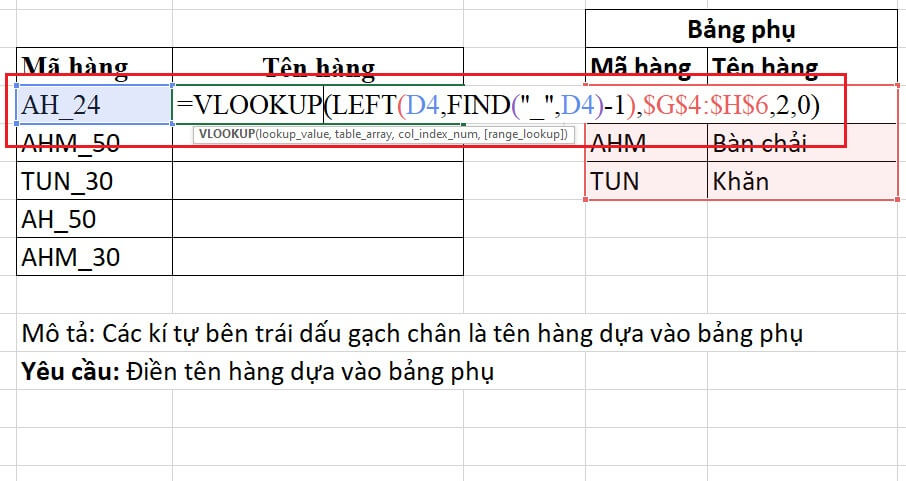 Hàm Find trong Excel: Hàm Tìm Kiếm Kí Tự Trong Chuỗi Thông Dụng Nhất 3 công thức hàm find ví dụ 1