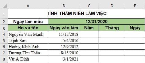 Hàm DateDif Trong Excel: Công Thức Tính Thời Gian Đơn Giản Nhất 2 Cách dùng hàm Datedif trong Excel