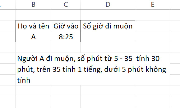 Hàm Tính Giờ Phút Giây Trong Excel Đơn Giản Nhất 4 tính thời gian kết hợp điều kiện