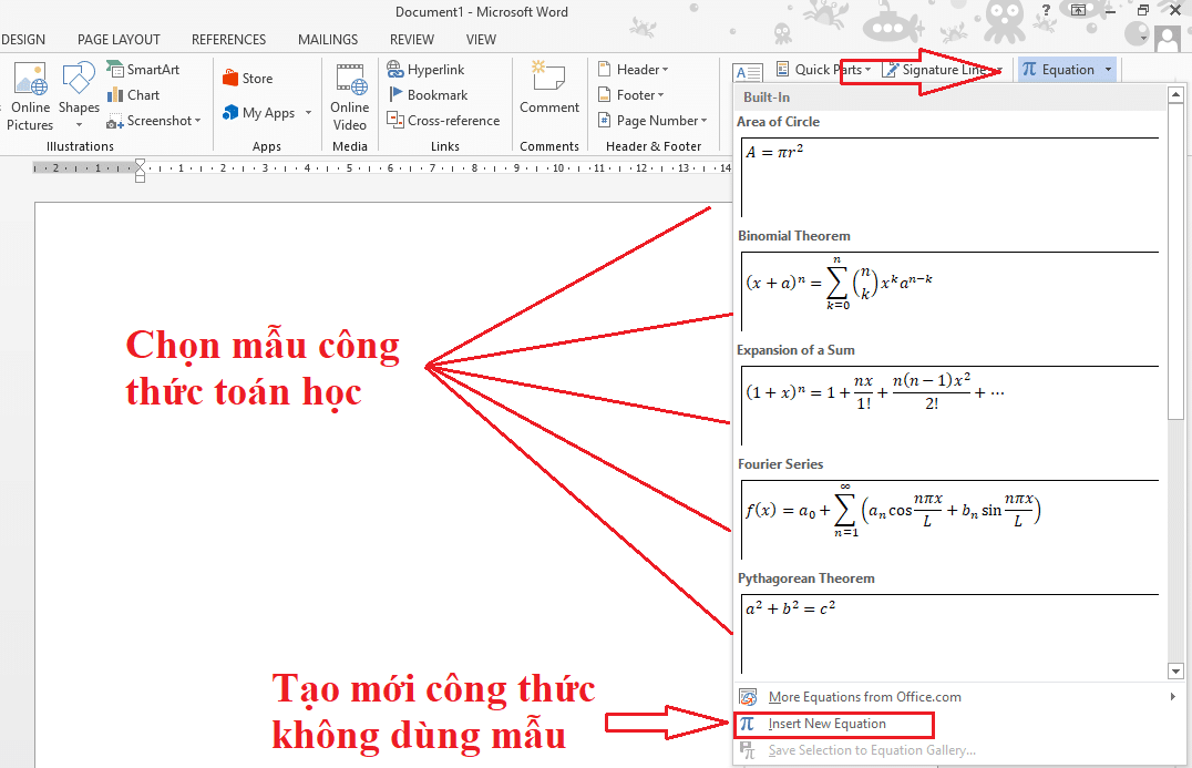 Hướng Dẫn Chèn Ký Hiệu Toán Học Trong Word Đơn Giản Nhất 3 bước 2 chèn ký hiệu toán học trong word