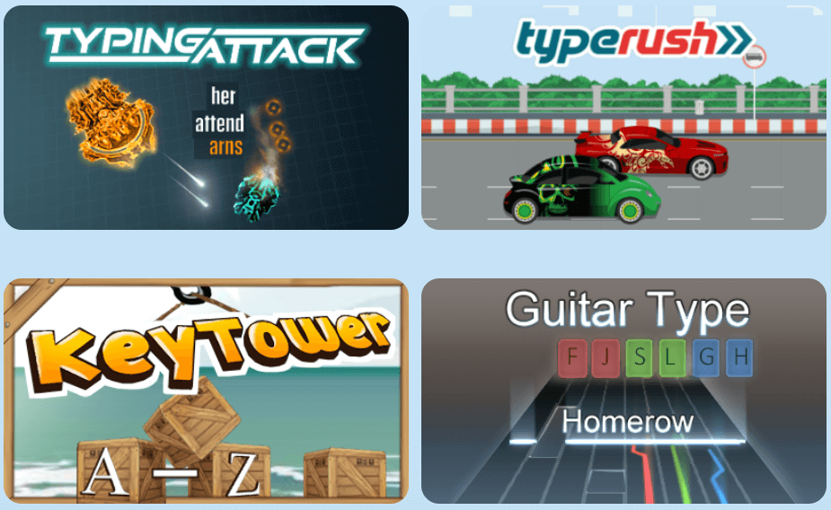 game gõ bản phím tại TypingGames.Zone