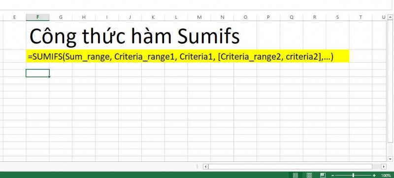 Hàm Sumif Trong Excel: Cách Sử Dụng Hàm Sumif Tối Ưu Có Ví Dụ Cụ Thể 3 Công thức hàm Sumif trong Excel