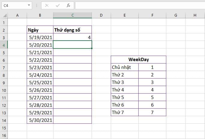 Các Hàm Trong Excel - Cách Sử Dụng "Dễ Dàng" Cơ Bản Nhất 9 Hàm ngày tháng