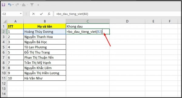 Cách Bỏ Dấu Trong Excel Dễ Hiểu - Dễ Thực Hiện Nhất 11 Hướng dẫn cách bỏ dấu trong Excel 2010