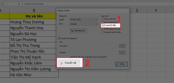 Cách Bỏ Dấu Trong Excel Dễ Hiểu - Dễ Thực Hiện Nhất 2 Hướng dẫn cách bỏ dấu trong Excel 2010