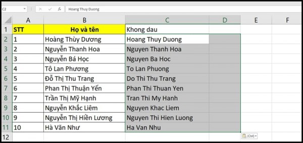Cách Bỏ Dấu Trong Excel Dễ Hiểu - Dễ Thực Hiện Nhất 3 Hướng dẫn cách bỏ dấu trong Excel 2010