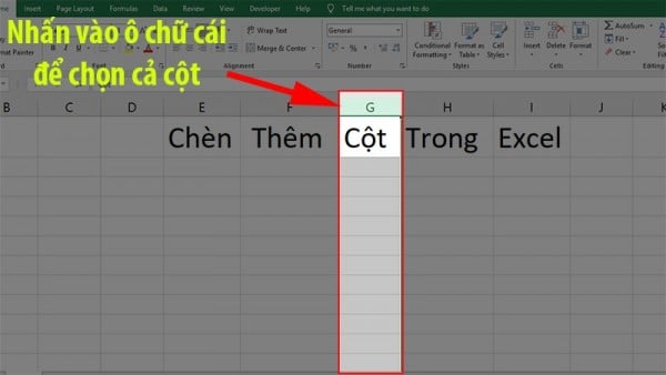 Hướng Dẫn Cách Chèn Cột Trong Excel Đơn Giản Có Ví Dụ 1 Cách chèn thêm cột trong Excel 2010