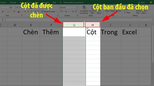Hướng Dẫn Cách Chèn Cột Trong Excel Đơn Giản Có Ví Dụ 2 Cách chèn thêm cột trong Excel 2010