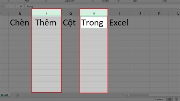Hướng Dẫn Cách Chèn Cột Trong Excel Đơn Giản Có Ví Dụ 9 Cách chèn thêm cột trong Excel 2010