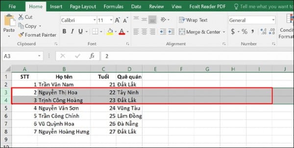 Hướng Dẫn Cách Chèn Cột Trong Excel Đơn Giản Có Ví Dụ 16 Cách chèn thêm nhiều dòng trong Excel