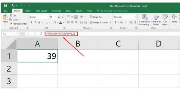 Cách sử dụng hàm Random trong Excel