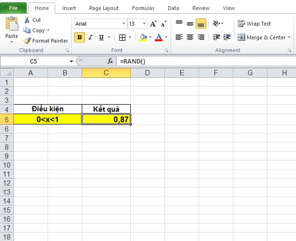 Hàm random trong excel là gì?