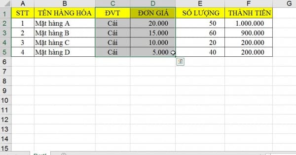 Hướng Dẫn Cách Chèn Cột Trong Excel Đơn Giản Có Ví Dụ 13 Hướng dẫn xóa cột trong Excel