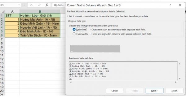 Cách Chia Cột Trong Excel Chi Tiết - Dễ Dàng Thao Tác 15 Cách chia 1 ô thành 3 ô trong Excel