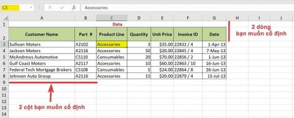 Hướng Dẫn Cách Cố Định Cột Trong Excel Đơn Giản Nhất 3 Cách cố định cột trong Excel