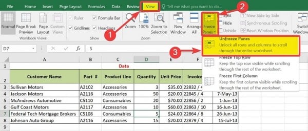 Hướng Dẫn Cách Cố Định Cột Trong Excel Đơn Giản Nhất 5 Cách cố định cột trong Excel
