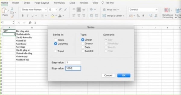 Cách Đánh Số Thứ Tự Trong Excel Thông Dụng, Dễ Làm 10 Cách đánh số thứ tự 1000 trong Excel