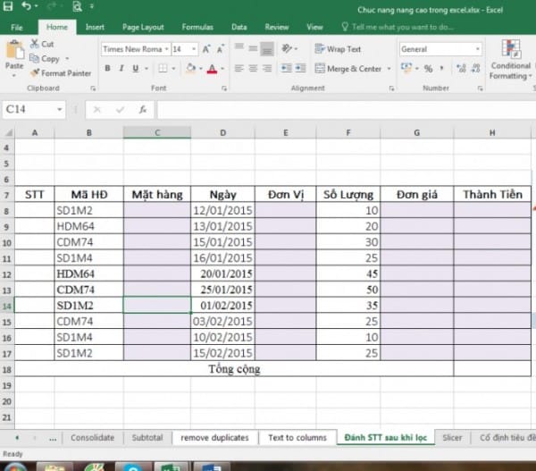 Cách Đánh Số Thứ Tự Trong Excel Thông Dụng, Dễ Làm 11 Cách đánh số thứ tự trong Excel khi ẩn dòng