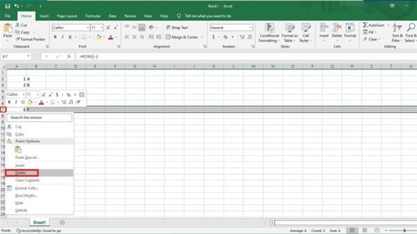 Cách Đánh Số Thứ Tự Trong Excel Thông Dụng, Dễ Làm 8 Cách đánh số thứ tự trong Excel khi xóa dòng