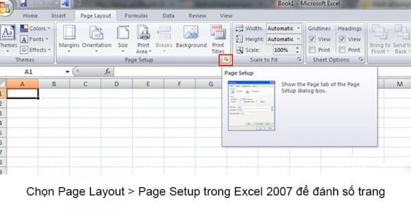 Hướng Dẫn Cách Đánh Số Trang Trong Excel Chi Tiết Nhất 11 Cách đánh số trang trong Excel 2007