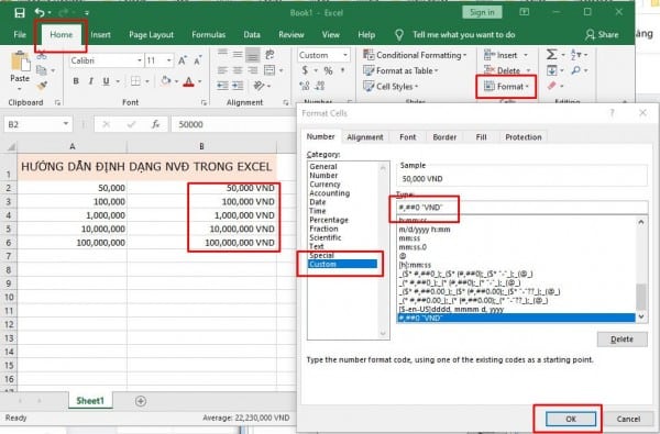 Hướng Dẫn Cách Định Dạng Số Trong Excel Chuẩn Nhất 16 Cách định dạng tiền VND trong Excel