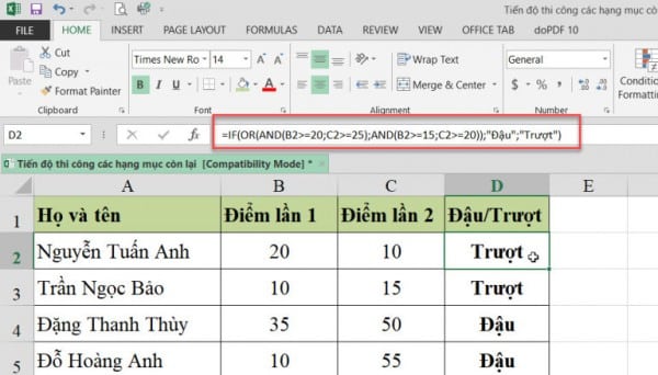 Cách Dùng Hàm If Trong Excel Có Ví Dụ Dễ Hiểu 4 Cách dùng hàm IF trong Excel nhiều điều kiện