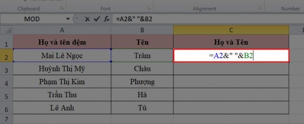 3 Cách Gộp Cột Trong Excel Dễ Thực Hiện Nhanh Chóng 1 Hướng dẫn cách gộp cột trong Excel không mất dữ liệu