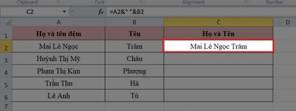 3 Cách Gộp Cột Trong Excel Dễ Thực Hiện Nhanh Chóng 2 Hướng dẫn cách gộp cột trong Excel không mất dữ liệu