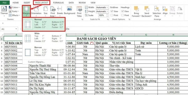 Cách Chỉnh Trang In Trong Excel Vừa Khít Khổ Giấy A4 14 Cách in file Excel không bị tràn trang