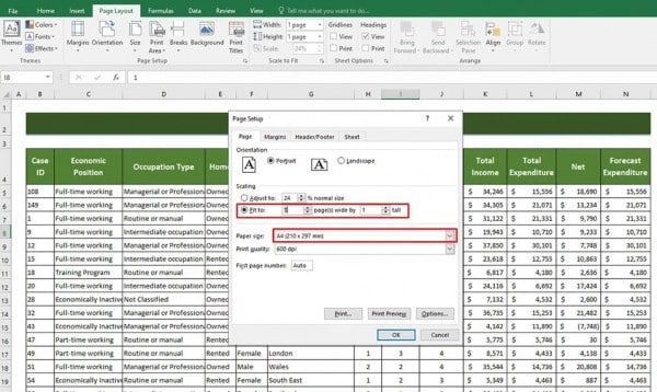 Cách Chỉnh Trang In Trong Excel Vừa Khít Khổ Giấy A4 11 Cách in hết khổ giấy A4 trong Excel 2010