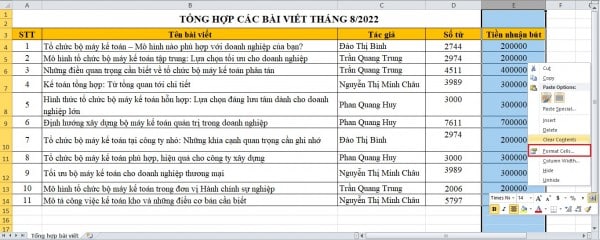 Hướng Dẫn Cách Định Dạng Số Trong Excel Chuẩn Nhất 19 Định dạng số trong Excel bằng dấu chấm