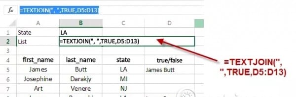 3 Cách Gộp Cột Trong Excel Dễ Thực Hiện Nhanh Chóng 11 Hàm nối dữ liệu nhiều ô trong Excel