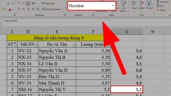 Hướng Dẫn Cách Định Dạng Số Trong Excel Chuẩn Nhất 13 Hướng dẫn sửa cách định dạng số trong Excel 2010