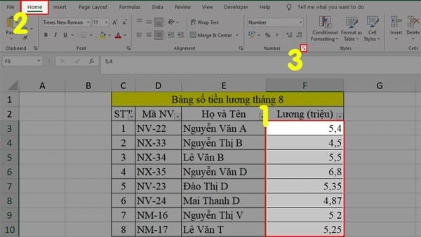 Hướng Dẫn Cách Định Dạng Số Trong Excel Chuẩn Nhất 6 Hướng dẫn sửa cách định dạng số trong Excel 2010