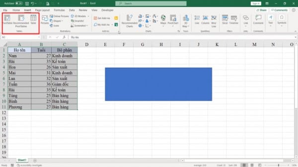 4 Cách Hiện Thanh Công Cụ Trong Excel Chi Tiết - Đơn Giản 22 Các chức năng trên thanh công cụ Excel