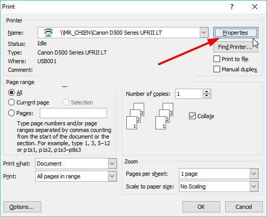 Cách In 2 Mặt Trong Excel Cho Máy HP, Canon, Brother 4 Hướng dẫn cách in 2 mặt trong Excel không bị ngược