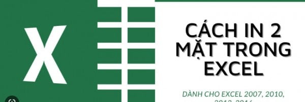 Cách In 2 Mặt Trong Excel