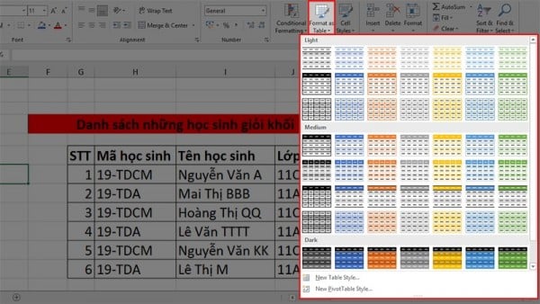 Hướng Dẫn Cách Kẻ Bảng Trong Excel Chi Tiết Từ A - Z 5 Hướng dẫn cách kẻ bảng trong Excel 2010