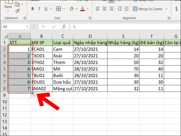 7 Cách Kéo Số Thứ Tự Trong Excel Thông Dụng Nhất 2 Cách kéo số thứ tự trong Excel tự nhảy