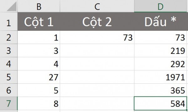 Cách Nhân Trong Excel Cho Người Mới Đơn Giản - Dễ Hiểu 5 Cách nhân 1 cột với 1 số trong Excel
