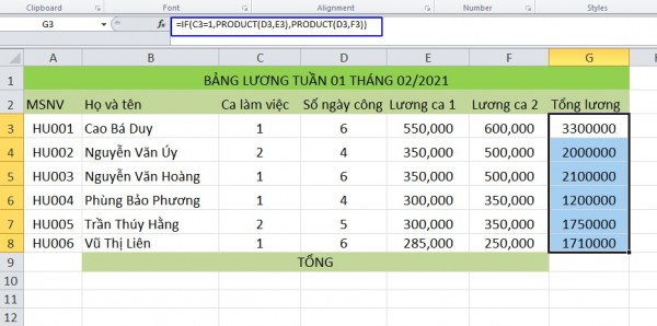 Cách Nhân Trong Excel Cho Người Mới Đơn Giản - Dễ Hiểu 3 Cú pháp và cách nhân trong Excel