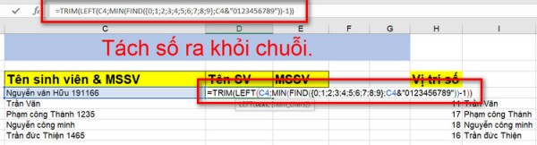 Cách Tách Tên Trong Excel Chi Tiết Dành Cho Người Mới 16 Cách tách tên và số trong Excel
