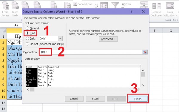 Cách Tách Tên Trong Excel Chi Tiết Dành Cho Người Mới 9 Hướng dẫn cách tách tên trong Excel