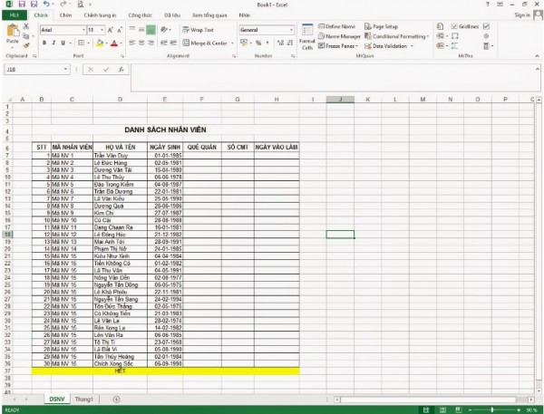 Hướng Dẫn Cách Kẻ Bảng Trong Excel Chi Tiết Từ A - Z 21 Hướng dẫn cách tạo bảng chấm công trong excel