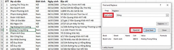 Hướng Dẫn Nhanh Cách Tìm Kiếm Trong Excel Đơn Giản 6 Hướng dẫn cách tìm kiếm trong Excel 2010, 2013, 2017