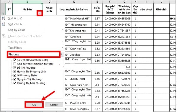 Cách Tìm Tên Trong Excel Cực Nhanh - Cực Đơn Giản 5 Hướng dẫn cách tìm tên trong Excel
